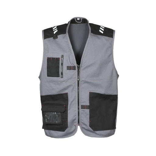 GILET KENIA LAVORO GRIGIO