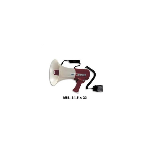 [D1020] MEGAFONO 25 WATT CON SIRENA SCH.